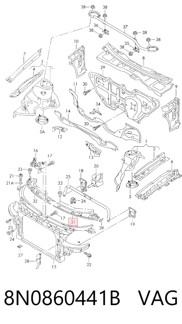  8N0860441B VAG