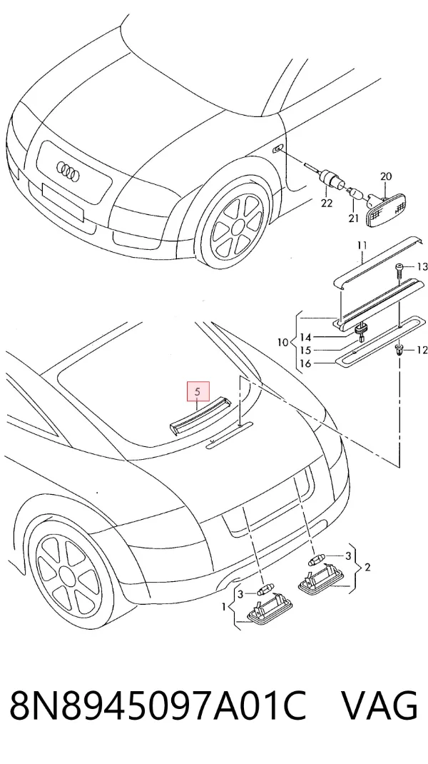  8N8945097A01C VAG