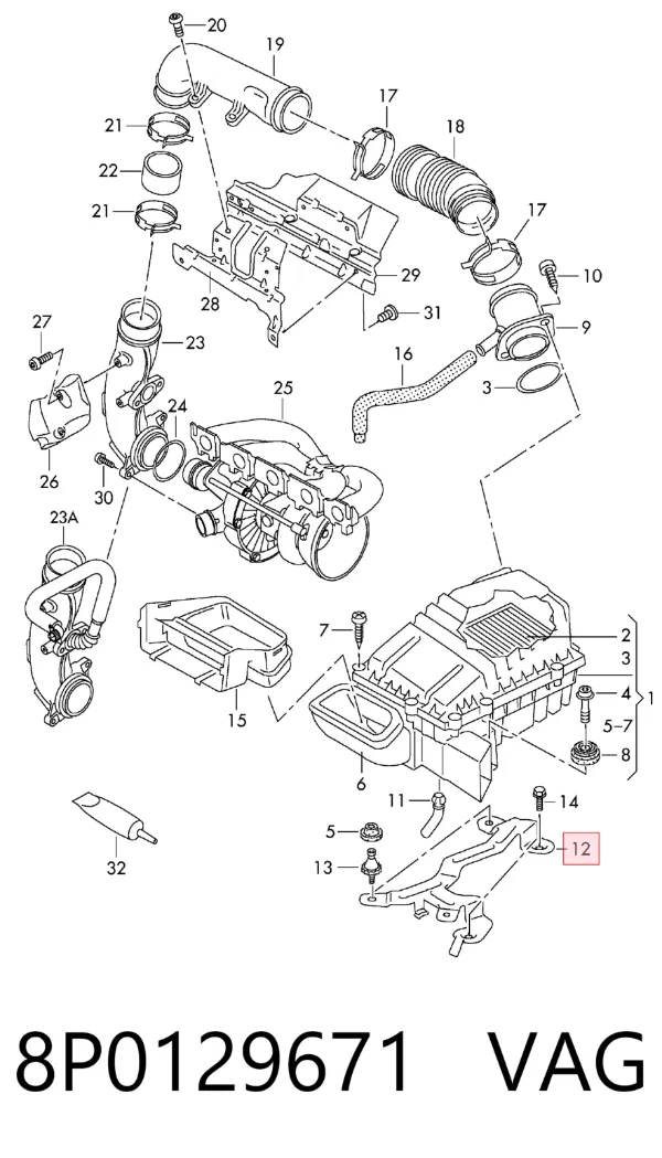  8P0129671 VAG