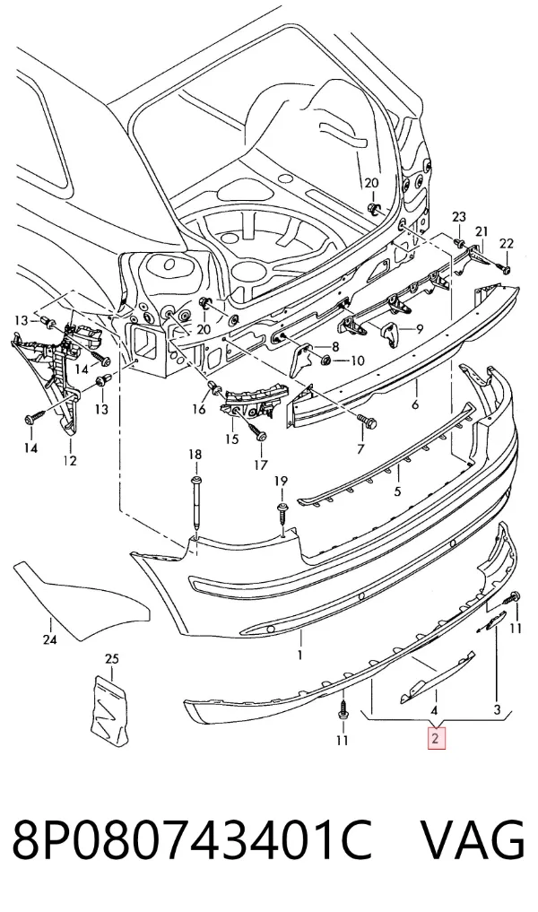  8P080743401C VAG