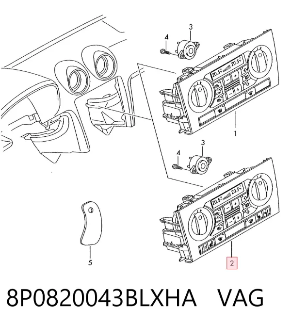  8P0820043BLXHA VAG