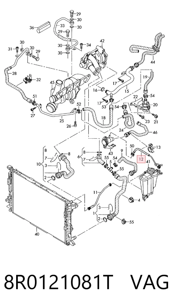  8R0121081T VAG