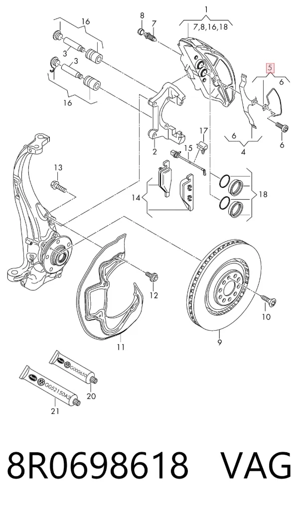  8R0698618 VAG