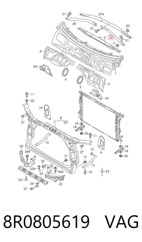  8R0805619 VAG
