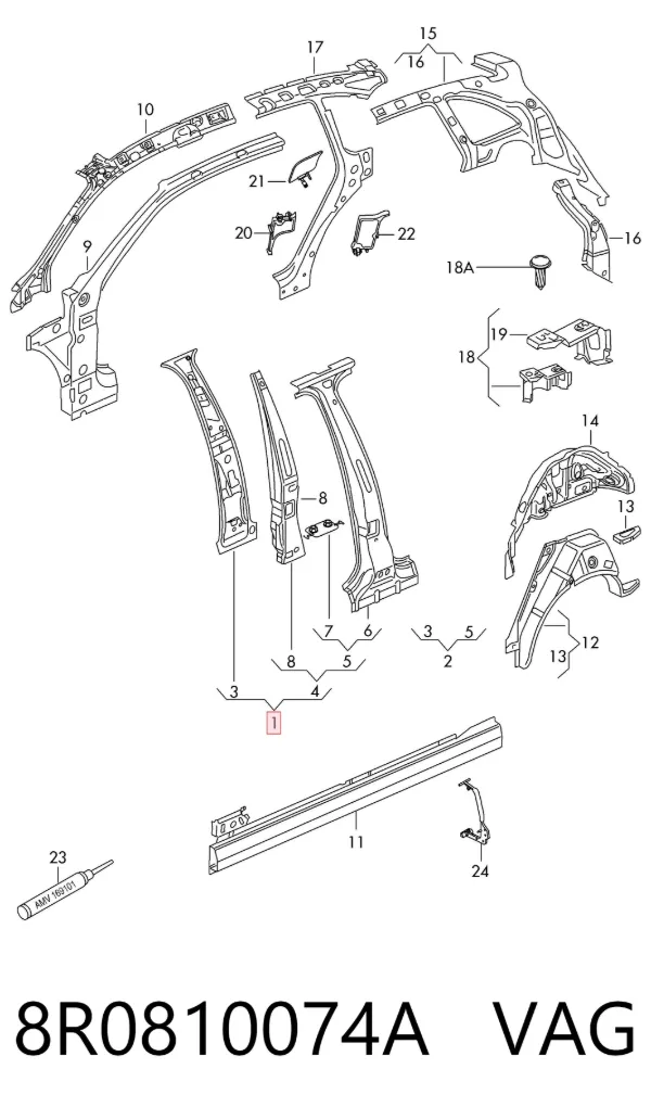  8R0810074A VAG