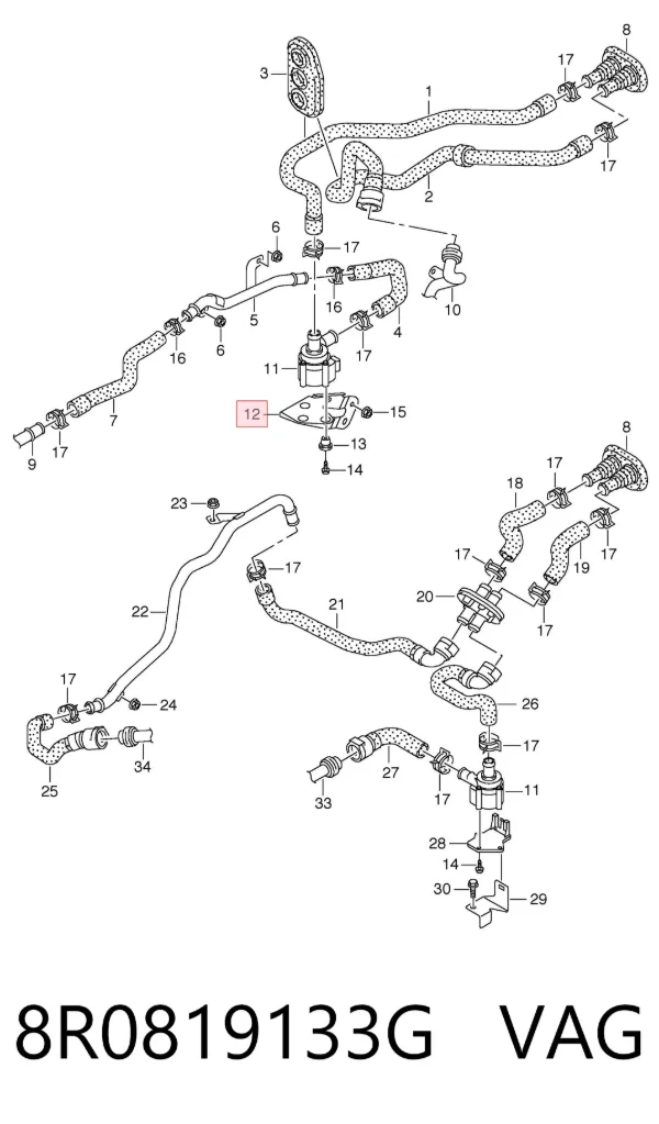  8R0819133G VAG