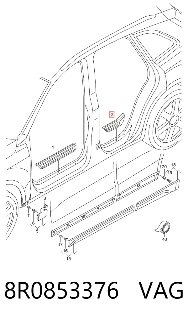  8R0853376 VAG