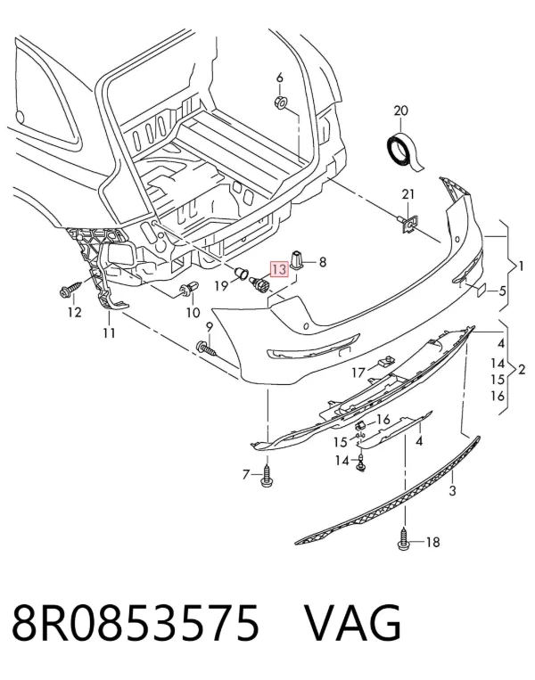  8R0853575 VAG