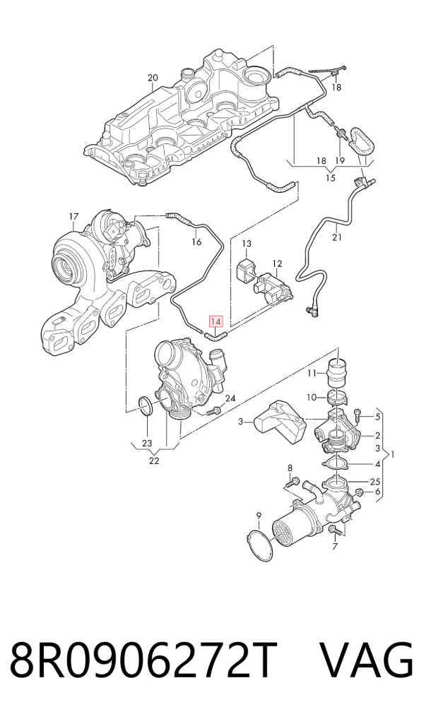 8R0906272T VAG