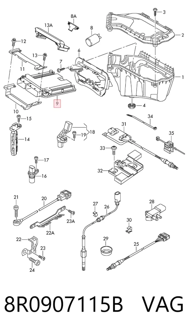  8R0907115B VAG