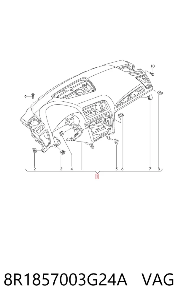 Торпедо 8R1857003G24A VAG
