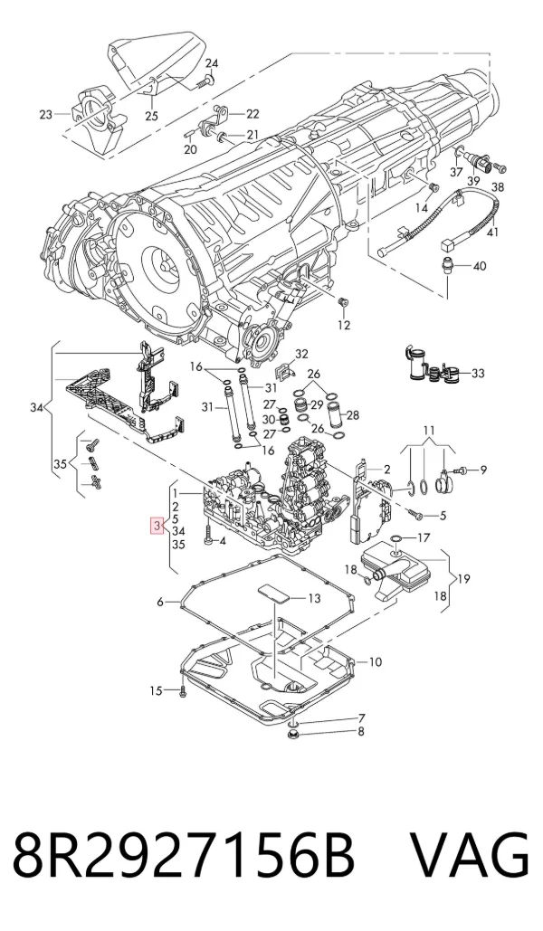 Соленоид АКПП 8R0927156AB VAG