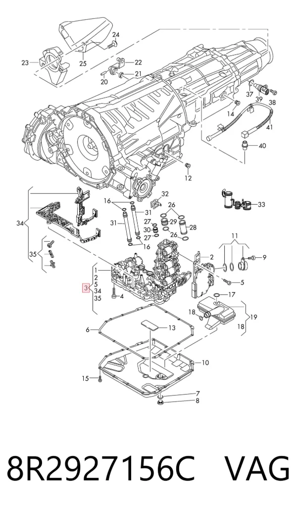 Соленоид АКПП 8R2927156C VAG