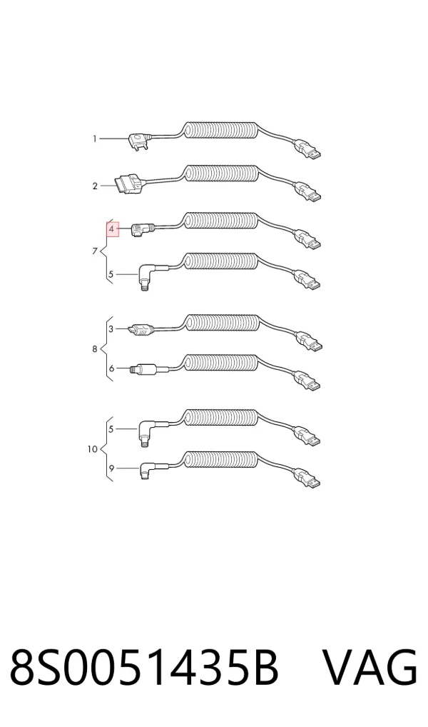 8S0051435B VAG