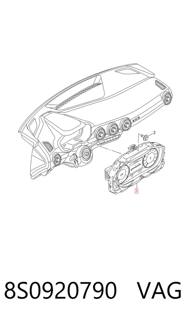Панель приборов 8S0920790 VAG