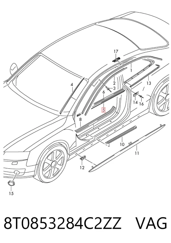  8T0853284C2ZZ VAG