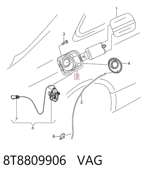  8T8809906 VAG