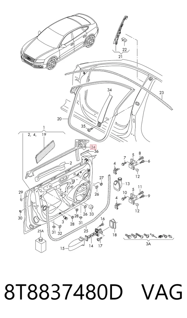  8T8837480D VAG