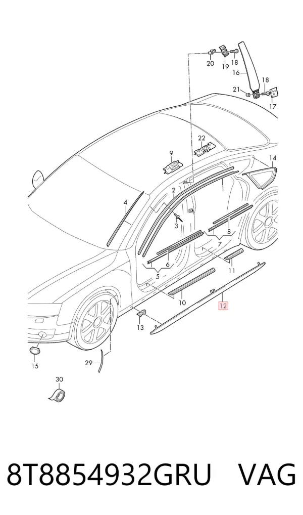  8T8854932GRU VAG