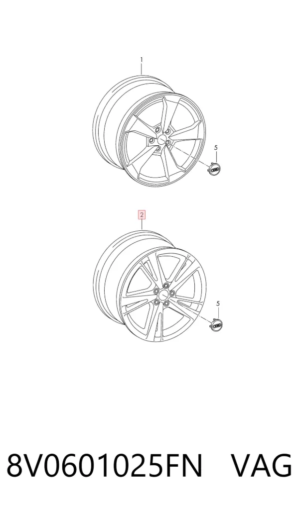 Диски колесные 8V0601025FN VAG