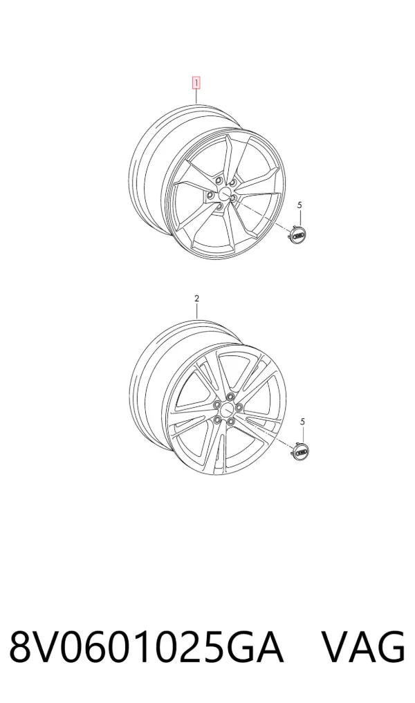 Диски колесные 8V0601025GA VAG