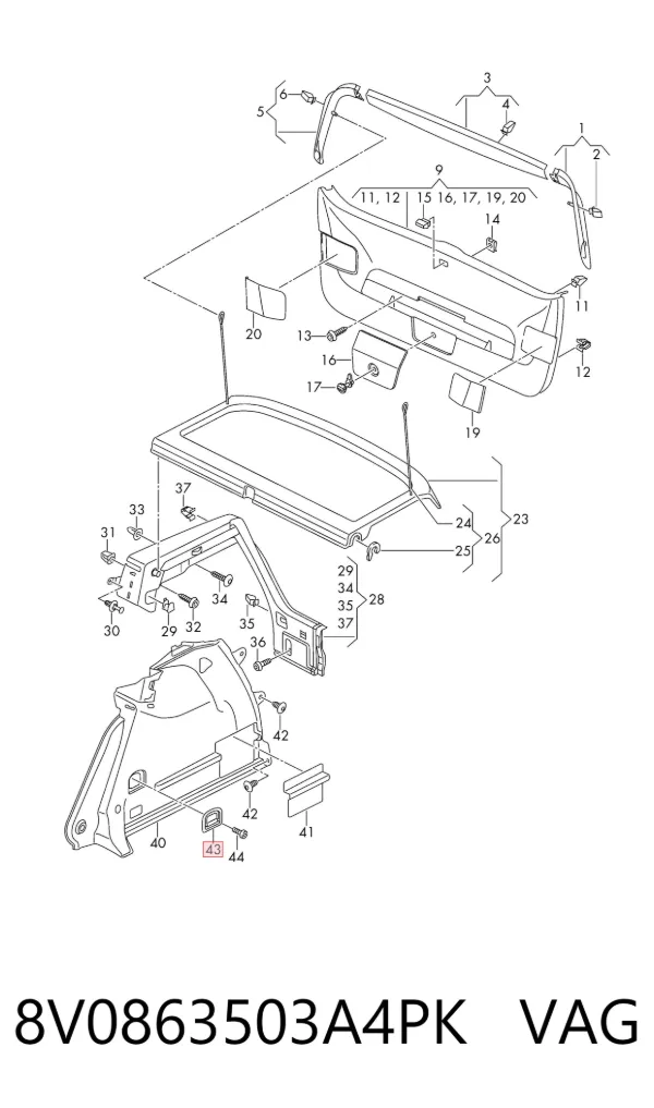 8V0863503A4PK VAG