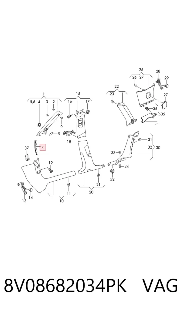  8V08682034PK VAG