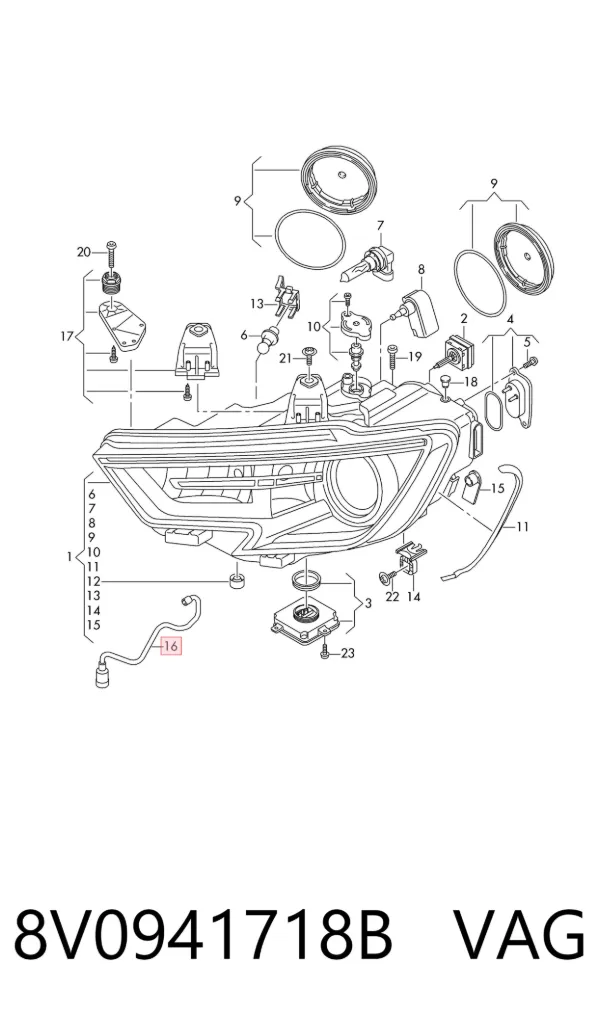  8V0941718B VAG
