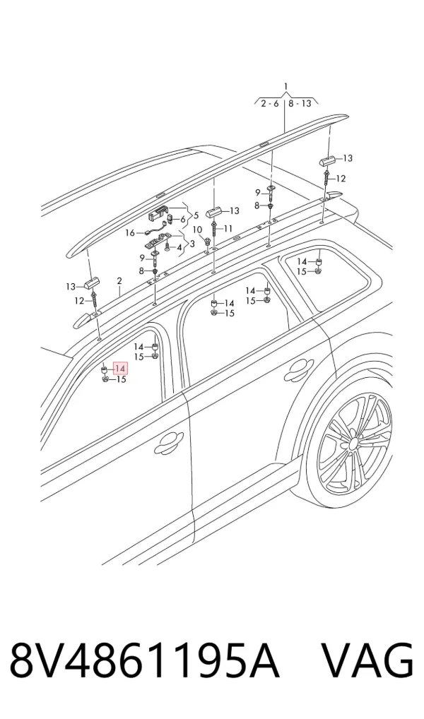  8V4861195A VAG