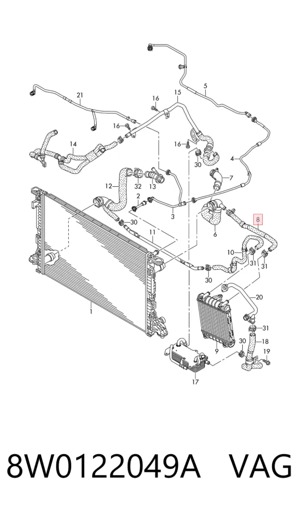  8W0122049A VAG