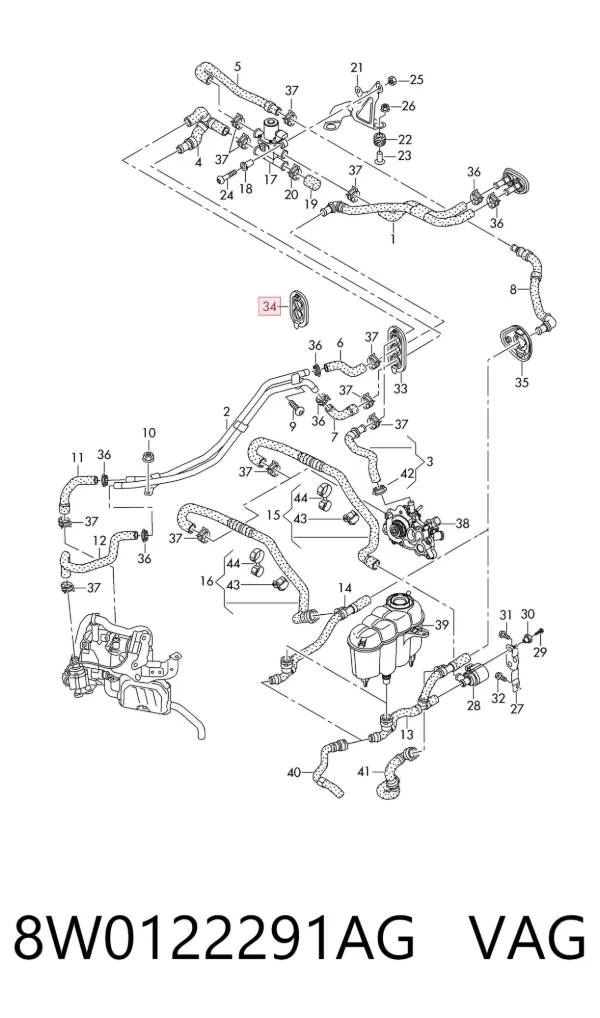  8W0122291AG VAG
