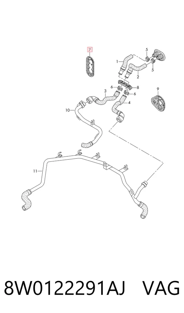  8W0122291AJ VAG