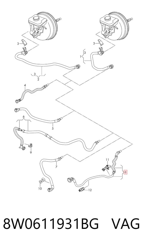  8W0611931BG VAG