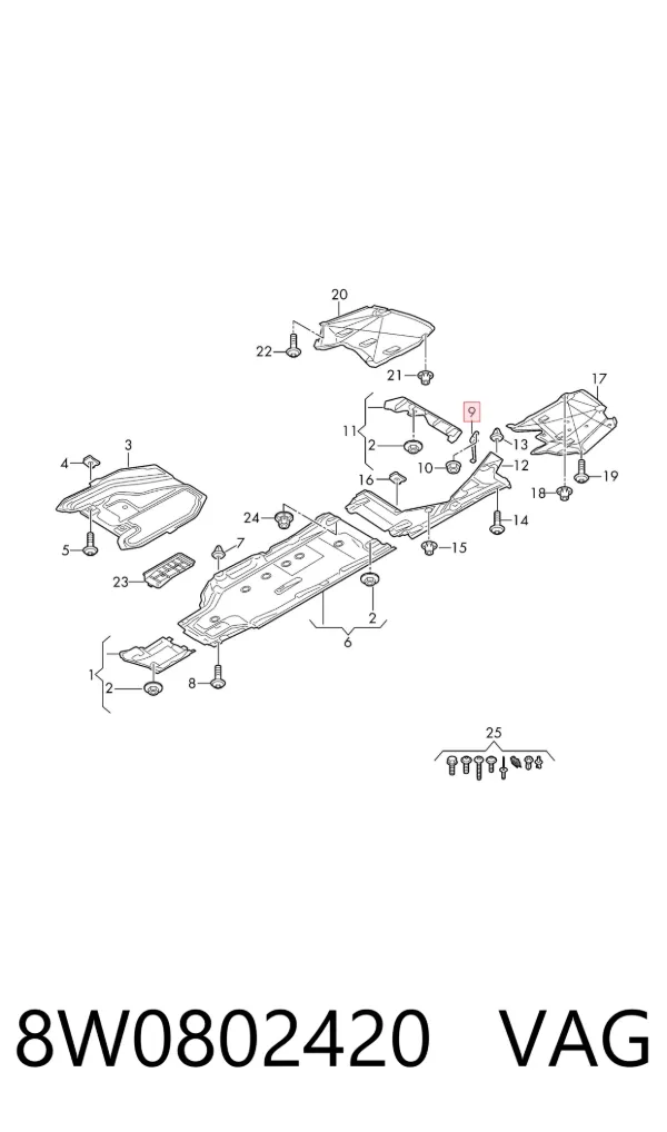  8W0802420 VAG