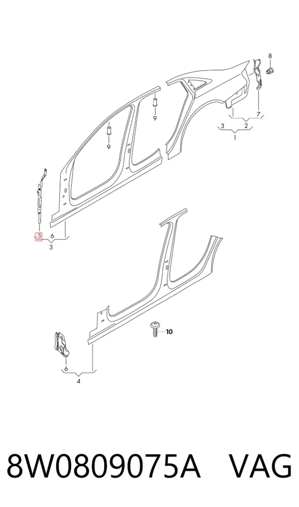  8W0809075A VAG