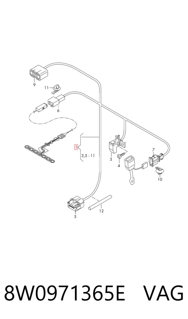  8W0971365E VAG