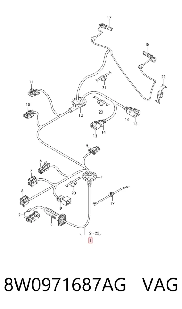  8W0971687AG VAG