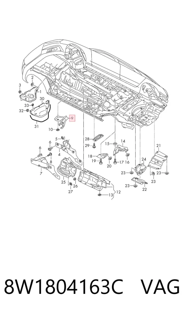  8W1804163C VAG