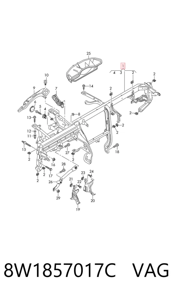  8W1857017C VAG