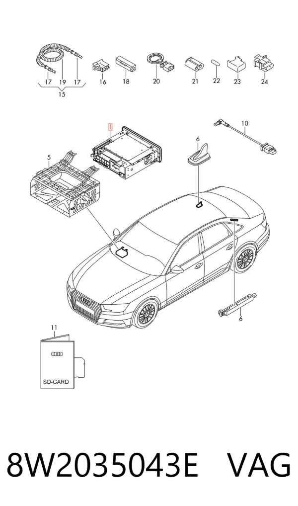  8W2035043E VAG