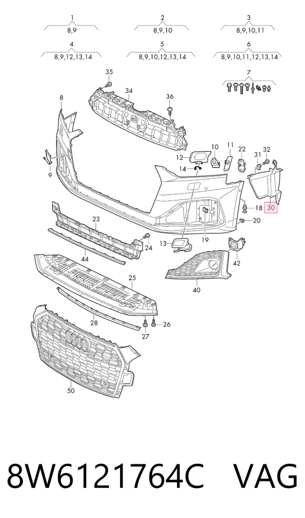  8W6121764C VAG