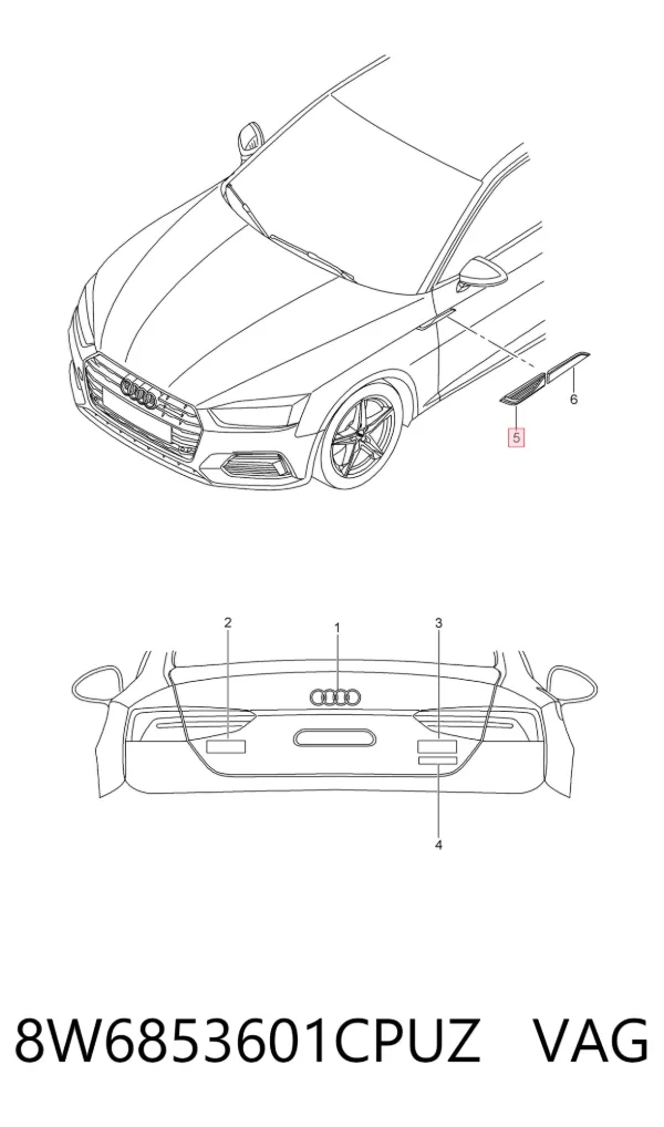  8W6853601CPUZ VAG