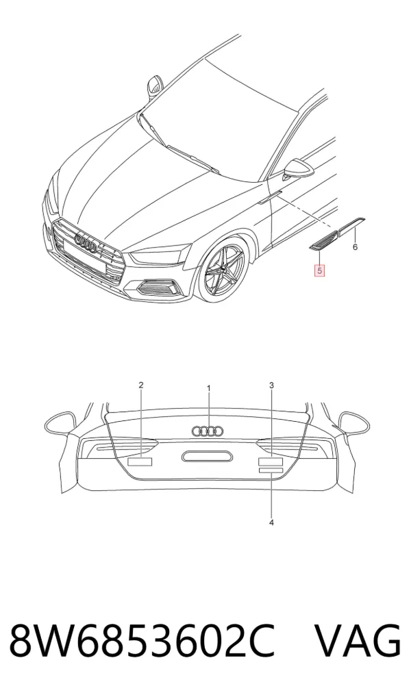 8W6853602C VAG