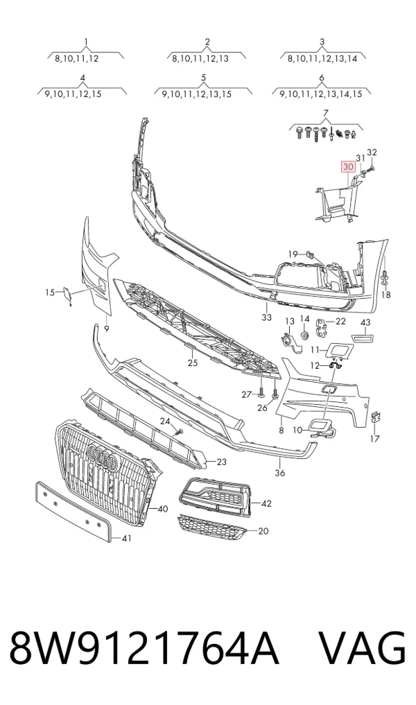 8W9121764A VAG