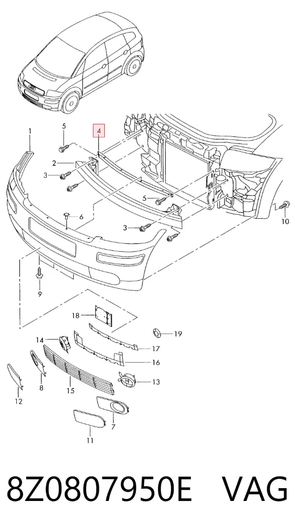  8Z0807950E VAG