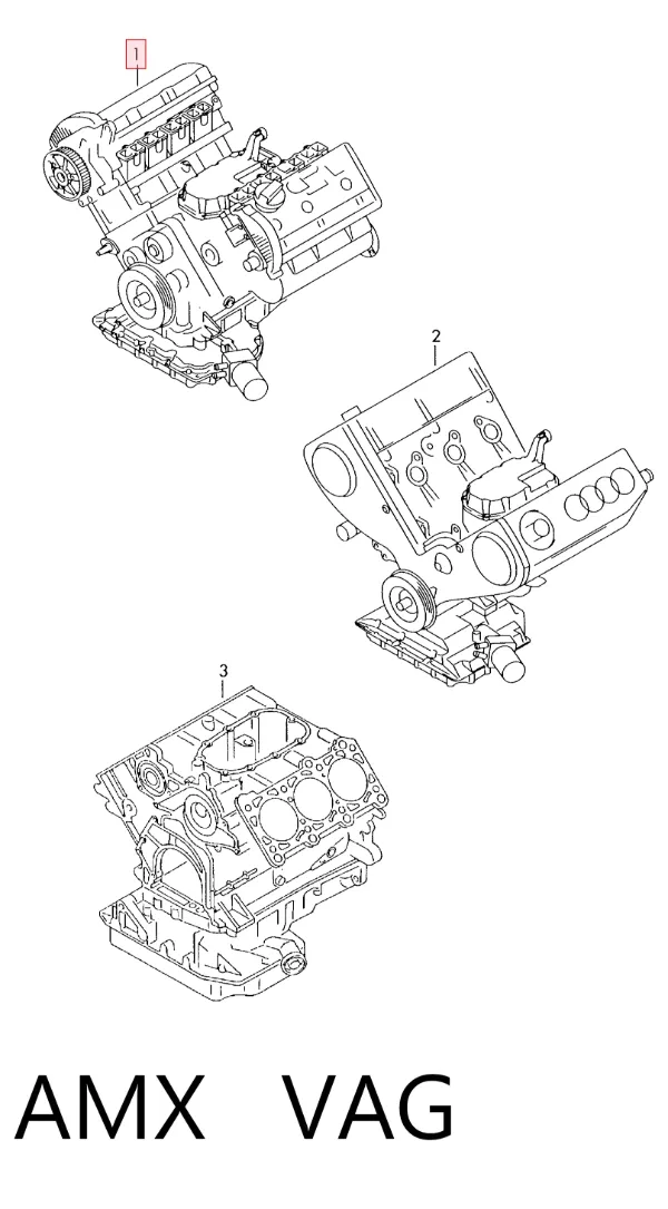 Двигатель AMX VAG