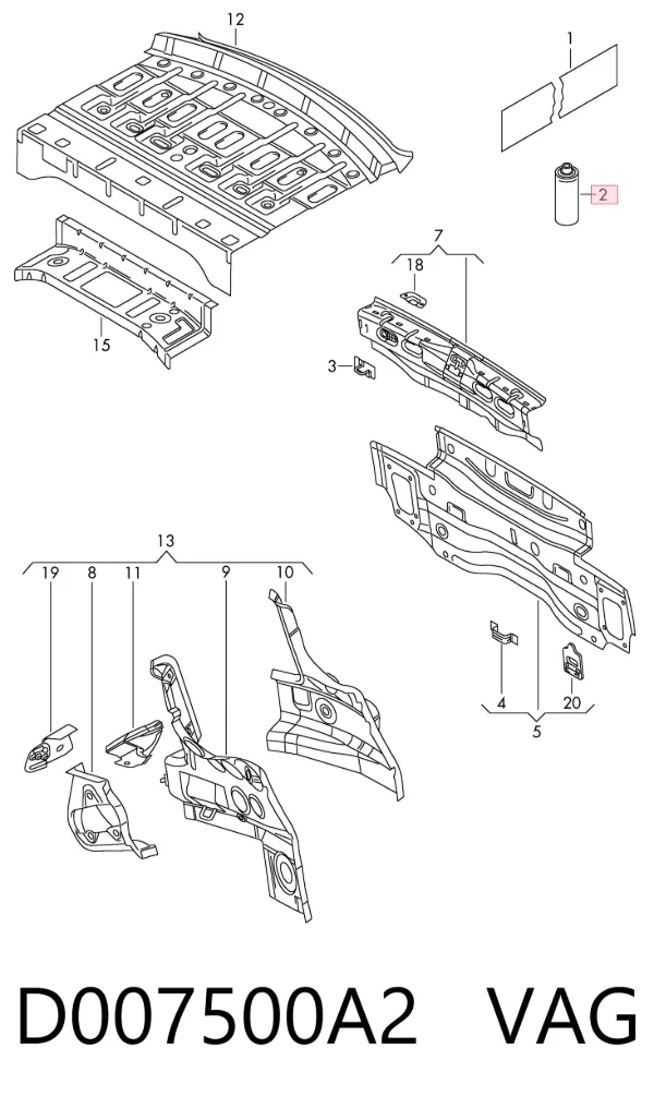  D007500A2 VAG