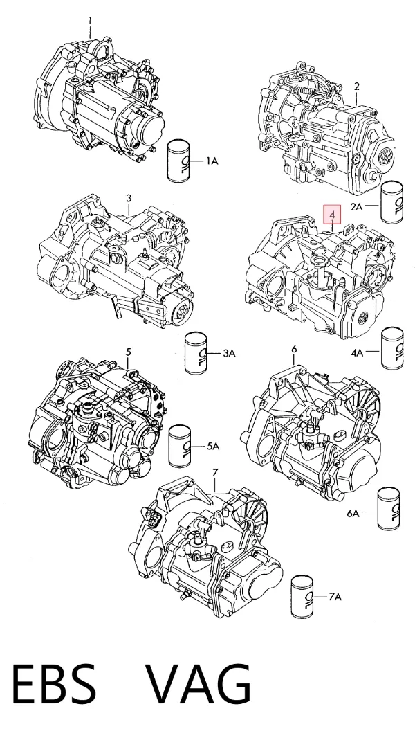 КПП EBS VAG