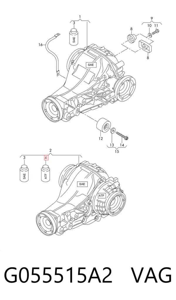 Трансмиссионное масло G055515A2 VAG