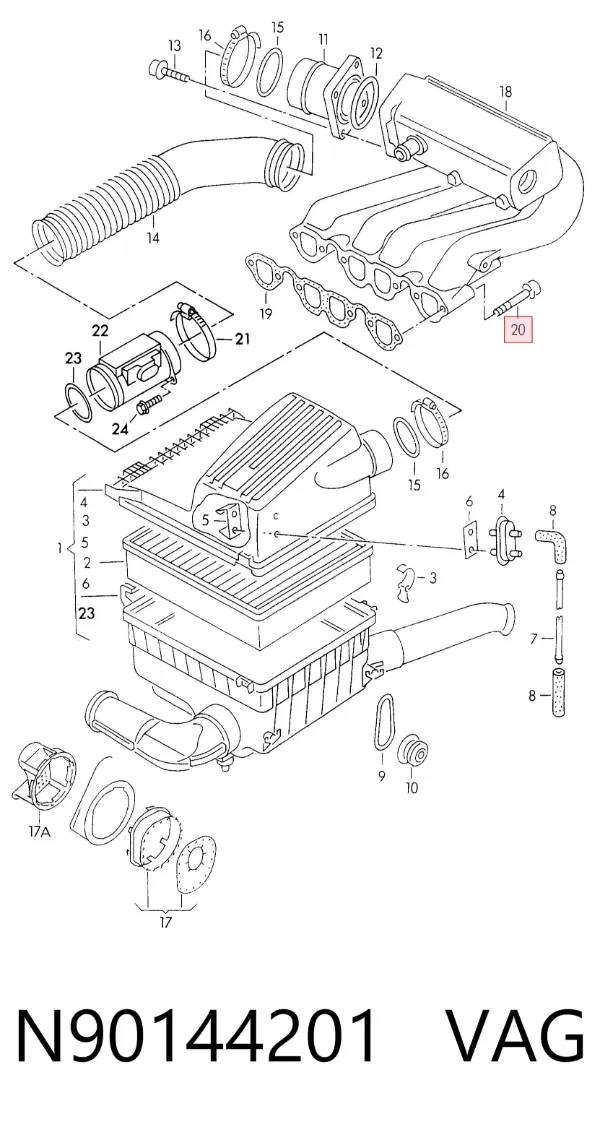  N90144201 VAG